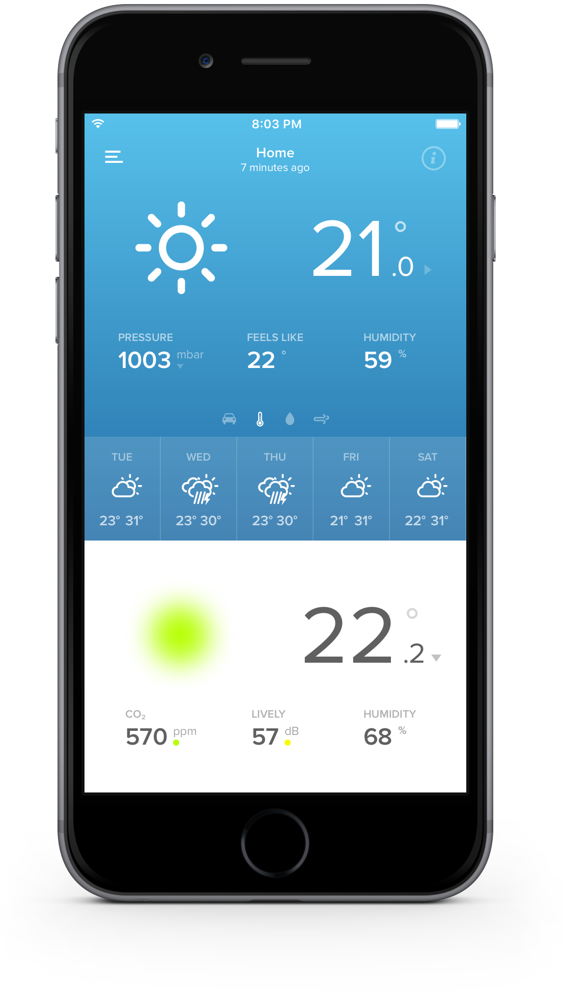 Приложение для Netatmo Weather station